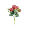Hot Pink Peony 11 Branch 8 Head 48cm