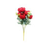Red Peony 11 Branch 8 Head 48cm