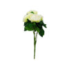 White Big Peony 5 Head 48cm