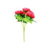 Red Peony 5 Head 48cm