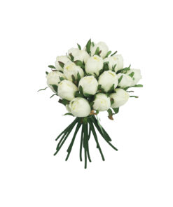 Alternative view of White Rose Bud 18 Head 28cm