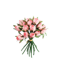Alternative view of Pink Rose Bud 18 Head 28cm