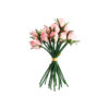 Pink Rose Bud 18 Head 28cm