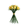 Yellow Rose Bud 18 Head 28cm