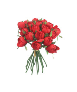 Alternative view of Red Rose Bud 18 Head 28cm