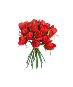 Alternative view of Red Rose Bud 18 Head 28cm
