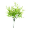 Light Green Plastic Leaves 7 Branches 40cm