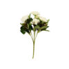 White Rose Bunch 7 Head 32cm