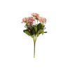 Purple Rose Bunch 7 Head 32cm