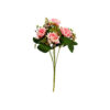 Pink Rose Bunch 7 Head 32cm