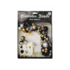 Black & Gold Balloon Garland Kit 111pc