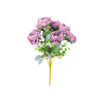 Light Purple Peony Rose Bush 9 Head 40cm