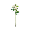 3 Head Cream Rose Flower Stem 59cm