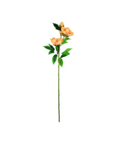 Orange Peony Flower Stem 82cm