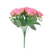 Pink Rose Bush 18 Head 47cm