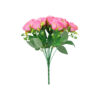 Pink Rose Bush 18 Head 47cm