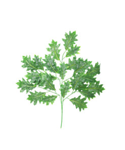 Dark Green Oak Leaves Branch 78cm