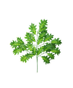 Yellow Green Oak Leaves Branch 78cm