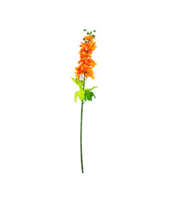 Orange Delphinium Flower Stem 80cm