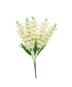 White Orchid Flower 5 Branch 67cm