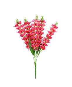 Hot Pink Orchid Flower 5 Branch 67cm