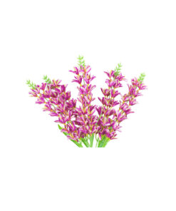 Dark Purple Orchid Flower 5 Branch 67cm