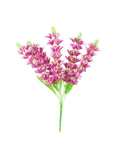 Dark Purple Orchid Flower 5 Branch 67cm