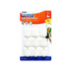 White Self-Stick Hooks 4cm 9 Pack