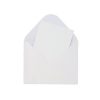 White Small Pearlised Cards & Envelopes Set 12pc