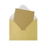Kraft Brown Pearlised Cards & Envelopes Set 12pc