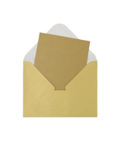 Kraft Brown Pearlised Cards & Envelopes Set 12pc