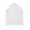 White Pearlised Cards & Envelopes Set 12pc