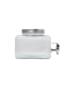 1 Tap Ribbed Dispenser With Lid 3700ml