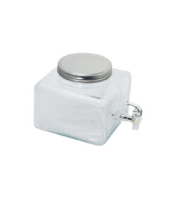 1 Tap Ribbed Dispenser With Lid 3700ml