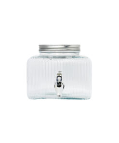 Alternative view of 1 Tap Ribbed Dispenser With Metal Lid 3700ml