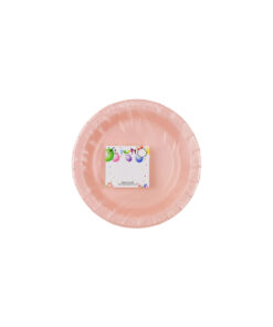 Baby Pink Paper Plates 100pk 7in