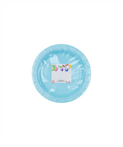 Baby Blue Paper Plates 100pk 7in
