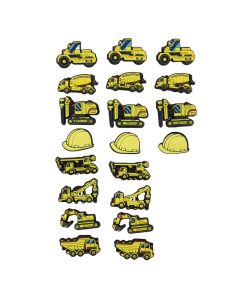 Construction Shoe Charms Decoration 20pc
