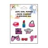 Girl Power Shoe Charms Decoration 20pc