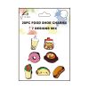 Food Shoe Charms Decoration 20pc