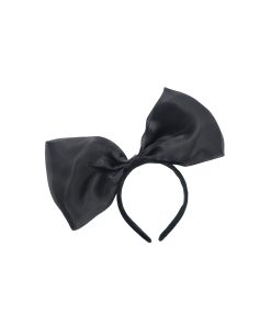 Net Black Bow Headband 30cm