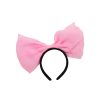 Net Light Pink Bow Headband 30cm