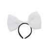 Net White Bow Headband 30cm