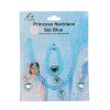 Blue Princess Necklace Set Necklace, Earrings, Ring, and Bracelet