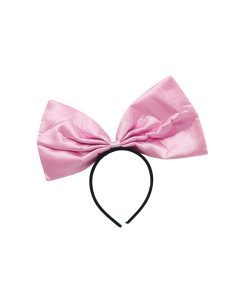 Satin Light Pink Bow Headband