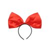 Satin Red Bow Headband
