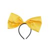 Satin Yellow Bow Headband