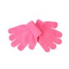 Light Pink Winter Knitted Gloves Kids 12x12cm