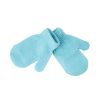 Light Blue Winter Knitted Gloves Kids 12.5x10cm