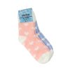 Pink&Blue Fuzzy Cozy Warm Socks Adults 2pk UK 4-7